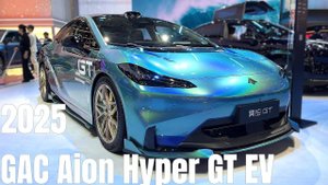 2025 GAC Aion Hyper GT EV Walkaround |28300$| Запас хода: 630 км — Шанхайский автосалон 2025 |