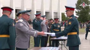 Выпуск офицеров Военного университета