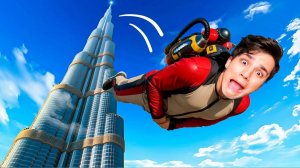 Я ПРОЛЕТЕЛ 999 999 9999 КМ В ROBLOX! ЗАЛЕЗ И СПРЫГНУЛ С САМОЙ ВЫСОКОЙ БАШНИ В РОБЛОКСЕ!