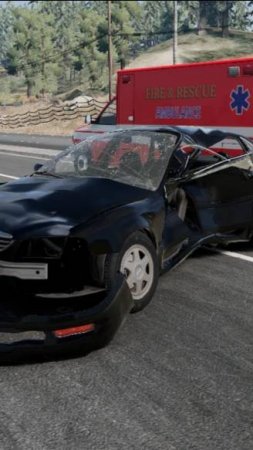🚗 РЕАЛИСТИЧНЫЕ АВАРИИ в BeamNG.drive #40 Смотри полное видео на канале!