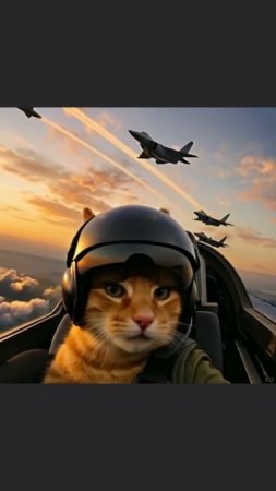 Котик пилот 🧑✈️