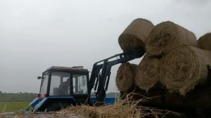 как мы сено грузили по дождю