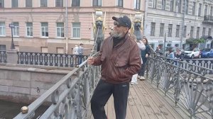 ПИТЕР ❤️ТАМЕРЛАН ТАНЦУЕТ НА БАНКОВСКОМ МОСТУ ❤️