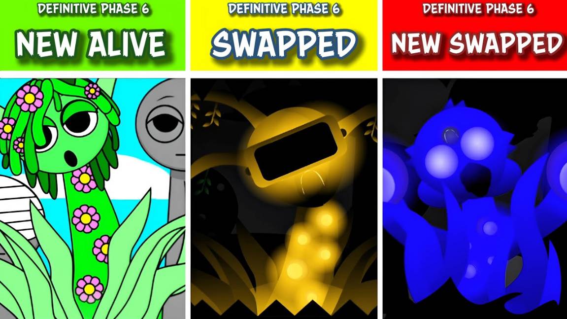 INCREDIBOX SPRUNKI 💀 | ФАЗА 6: ЖИВАЯ vs SWAPPED! ☠️🔀 БИТВА НЕЖИВТИ!