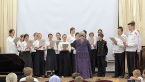 Духовный стих "Пред Царем", исполняет клиросный хор Свято-Алексиевской Пустыни