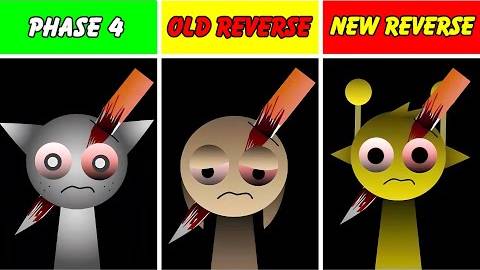 Incredibox Sprunki: Фаза 4 против Фаза 4, но старый реверс против Фаза 4, но новый реверс
