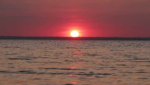 Обское море. Закат