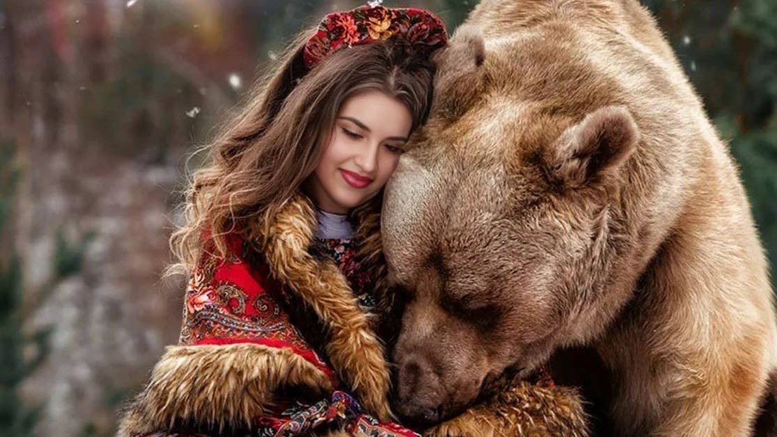 Диана и медведь.