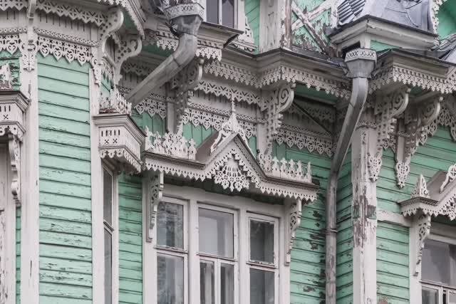 Томск. Деревянное зодчество.
