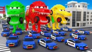 Машинки летают и прыгают! Развивающие мультики Машины помощники. Мультфильмы про машинки