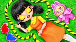 Что произошло с куклой из Игры в Кальмара? Идеи для кукол ЛОЛ