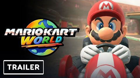 Mario Kart World - Трейлер видеоигры 2025 👍🚀👇