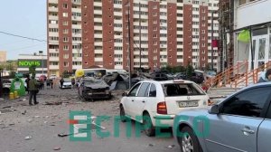 Последствия ударов по Киеву