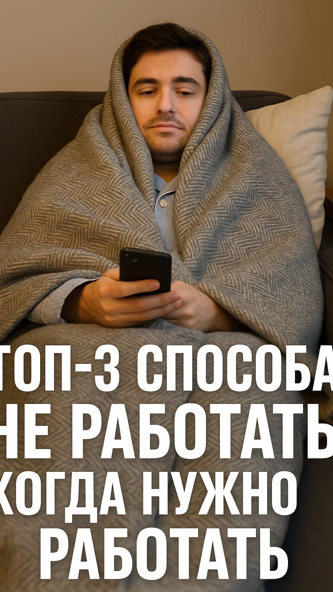 ТОП-3 способа НЕ работать, когда нужно работать