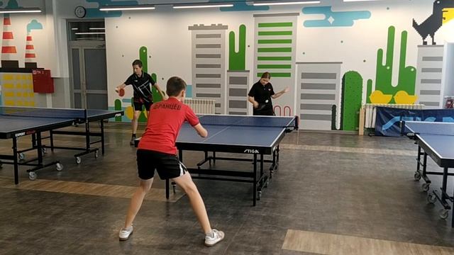 Францев Сергей (RTTF: 146) vs Ковалюк Алена (RTTF: 139)