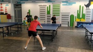Францев Сергей (RTTF: 146) vs Ковалюк Алена (RTTF: 139)