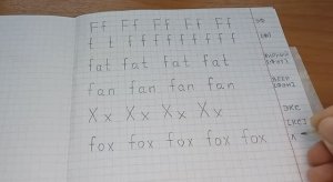 Английский Буква X Прописи 9
