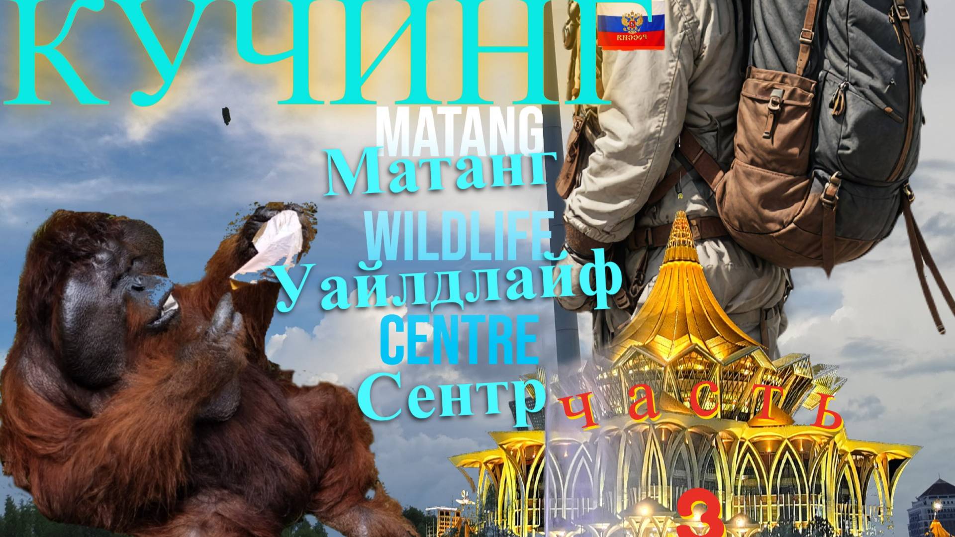 Странствие в Кучинг, парк с орангутангами Матанг Уайлдлайф Сентр. Глазами Странствующего кота.