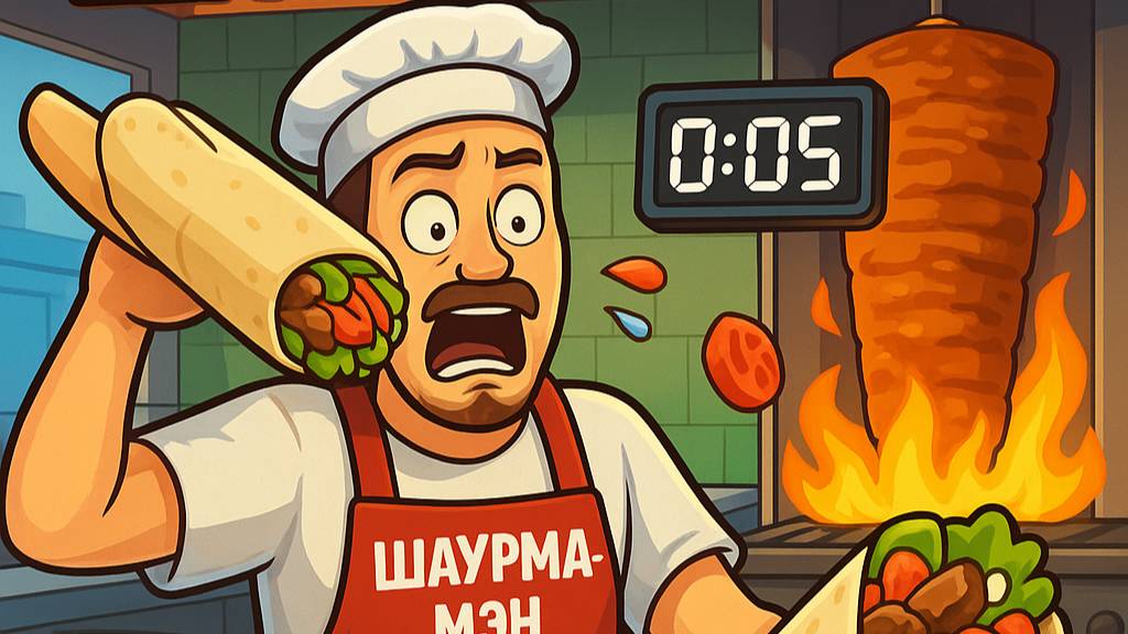 Я СТАЛ ШАУРМИСТОМ! Шаурма за 5 секунд — Wrap House Simulator