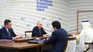 Владимир Путин встреча с Генеральным секретарём ОПЕК Хайсамом Аль-Гайсом, 20 июня 2025 года