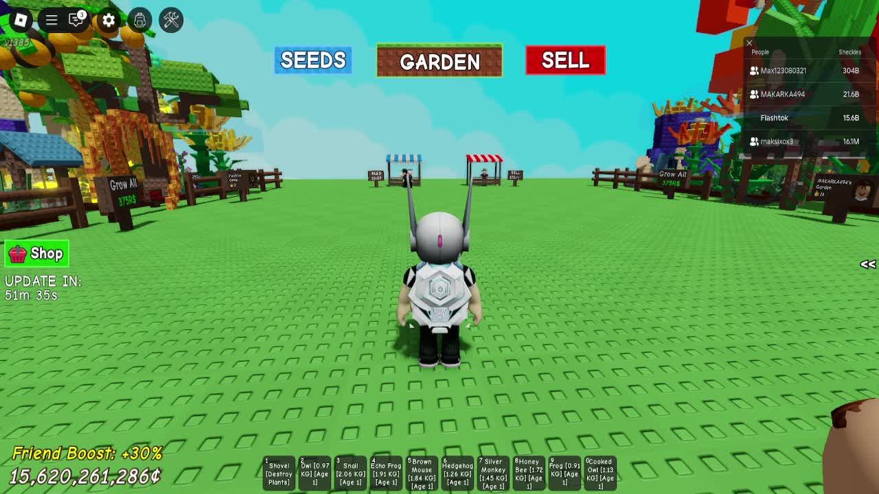 Ждём обновление в Grow a Garden! Играю с другом! Приятного просмотра и приятного аппетита!