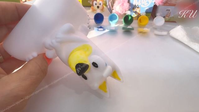 РАСПАКОВКА ИГРУШЕК - Коллекция игрушек ASMR BLUEY Toys Своими руками, раскраска, распаковка и обзор