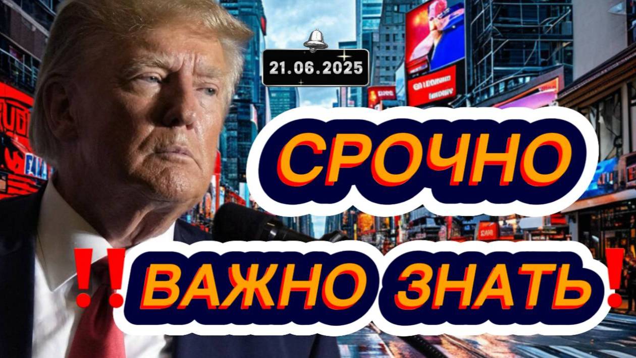 Свежие новости сегодня 21 июня 2025 Главные новости дня, последние новости мира и России сегодня