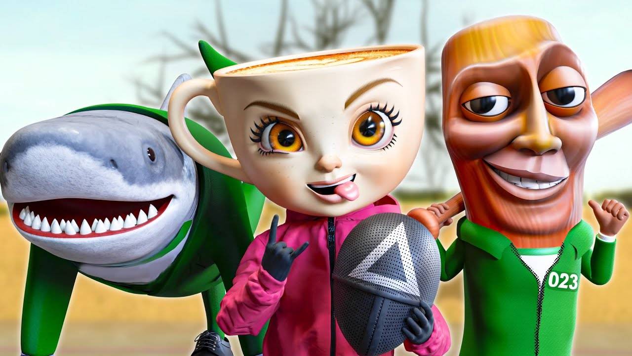 ИТАЛЬЯНСКИЕ МЕМЫ_ ИГРА В КАЛЬМАРА! Italian Brainrot анимации