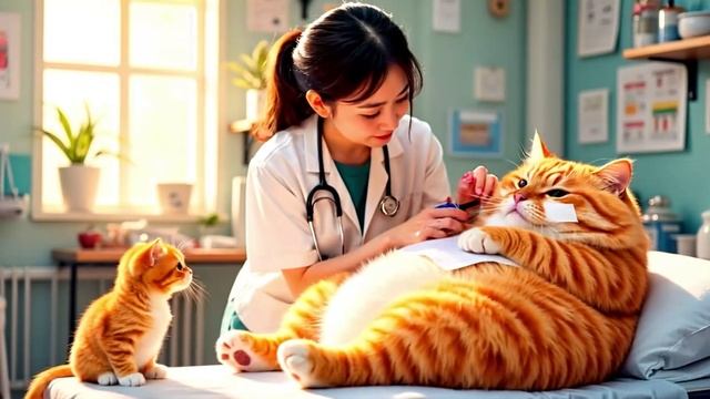 Как котик за маму был