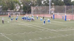 Матч по американскому футболу "Молнии" - "Шаркс"