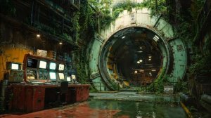 The Flooded Core – Dark Post-Apocalyptic Sci-Fi Outpost Ambience in a Command Bunker