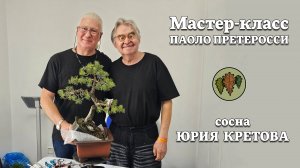 Мастер-класс Паоло Претеросси на Орхидиуме 2025 / Сосна Юрия Кретова