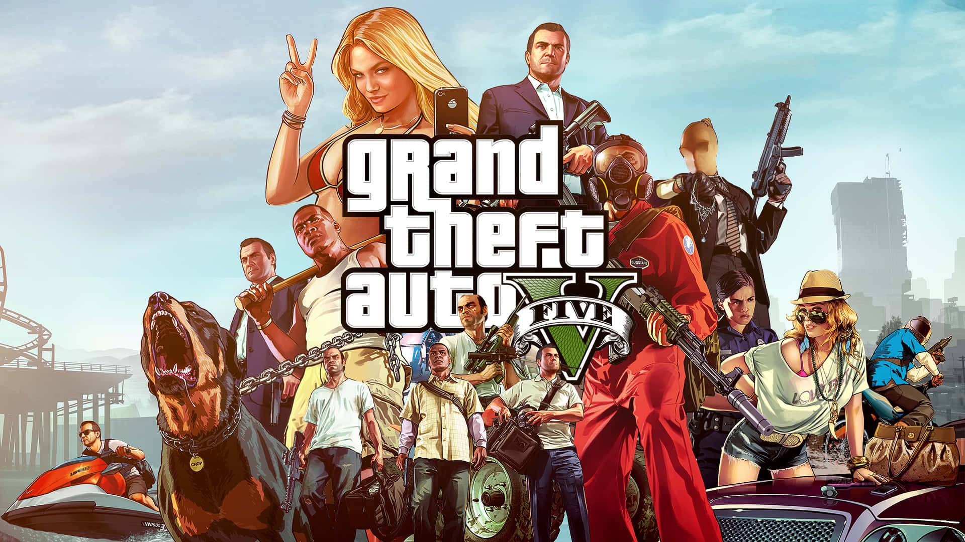 Grand Theft Auto V часть 1