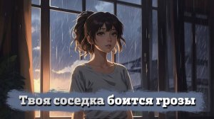 25 Твоя соседка боится грозы _ ASMR RP _ Часть 1