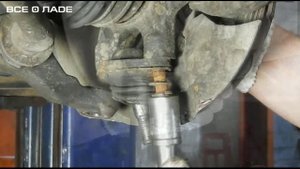 1. Замена шаровой опоры передней повески