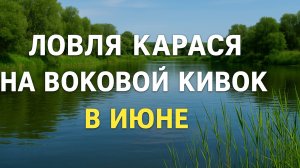 Ловля карася на боковой кивок в июне — клёв с каждой точки у кувшинок!