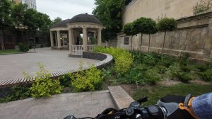 Кисловодск.Прогулка по городу и парку на электровелосипеде.Тест  экшн-камеры DJI  action 4  1 часть