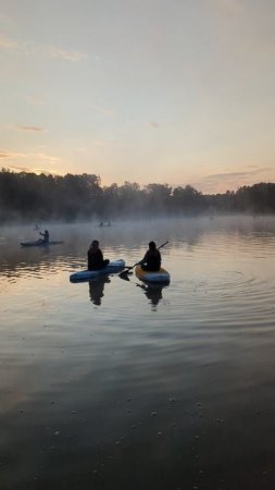 рассвет на сапах озеро лебяжье