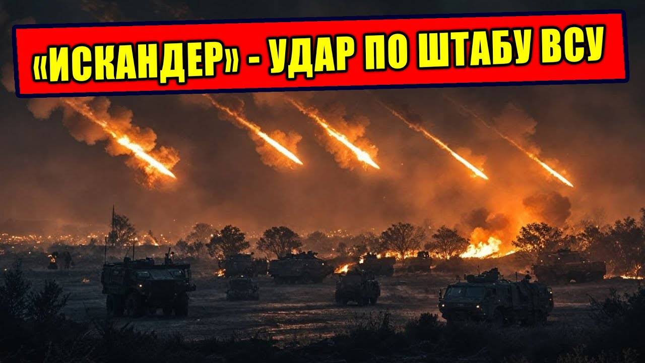 Как «ИСКАНДЕР» ударил по главному штабу ВСУ