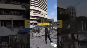 "Кажется что Газа": на видео - не Сектор Газа, это Израиль, Тель-Авив, где разрушены улицы.