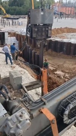 Погружение шпунта Ларсена 📞 +7 (985) 185-77-77 Услуги бурения
