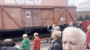 Воинский эшелон на Красной площади.