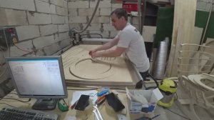 Изготовление кресло качалки на станке с ЧПУ.
