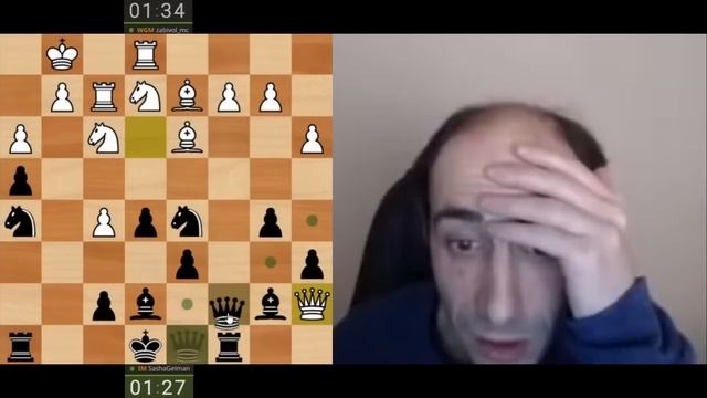 Играю с женским гроссмейстером в творческие шахматы