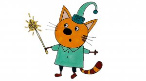 Как нарисовать кота Компота из Три кота