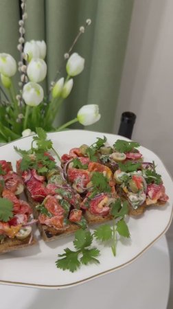 Мега вкусная закуска из печеных перцев