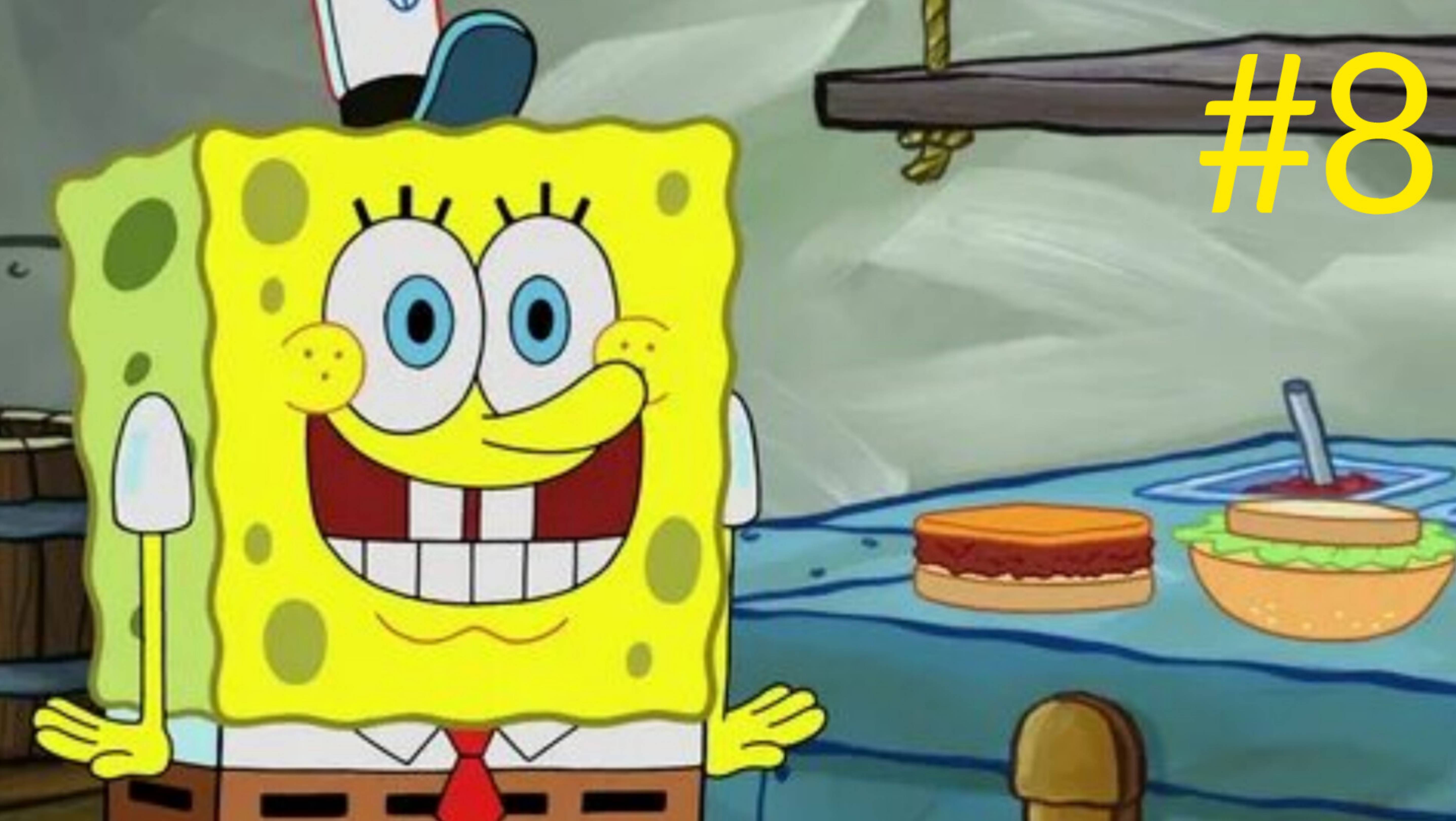 Губка Боб🔥 spongeBob👍 губка боб квадратные штаны😎 кулинарный поединок  #8