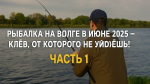 РЫБАЛКА НА ВОЛГЕ В ИЮНЕ 2025 — КЛЁВ, ОТ КОТОРОГО НЕ УЙДЁШЬ! ЧАСТЬ 1