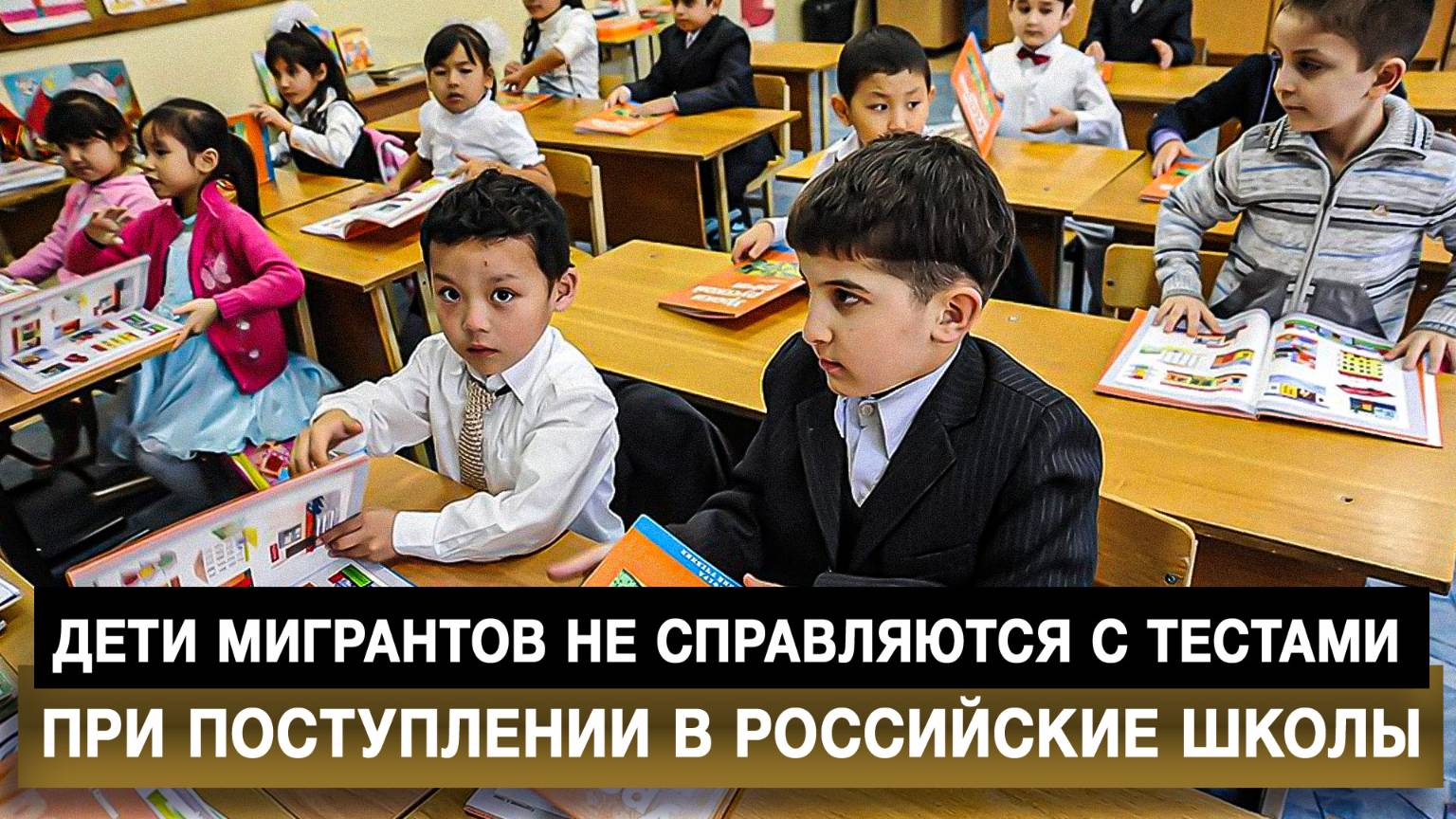 Дети мигрантов не справляются с языковыми тестами при поступлении в российские школ