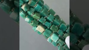 Амазонит (мстр. Россия) кубик 7-9*8-9,5 мм